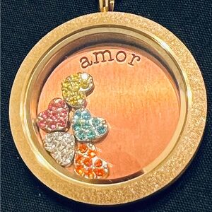 Origami Owl Original Copper Chainlink Necklace